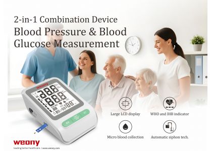 A Smarter Way to Care: 2-in-1 Blood Pressure & Blood Glucose Monitor for Daily Health Tracking